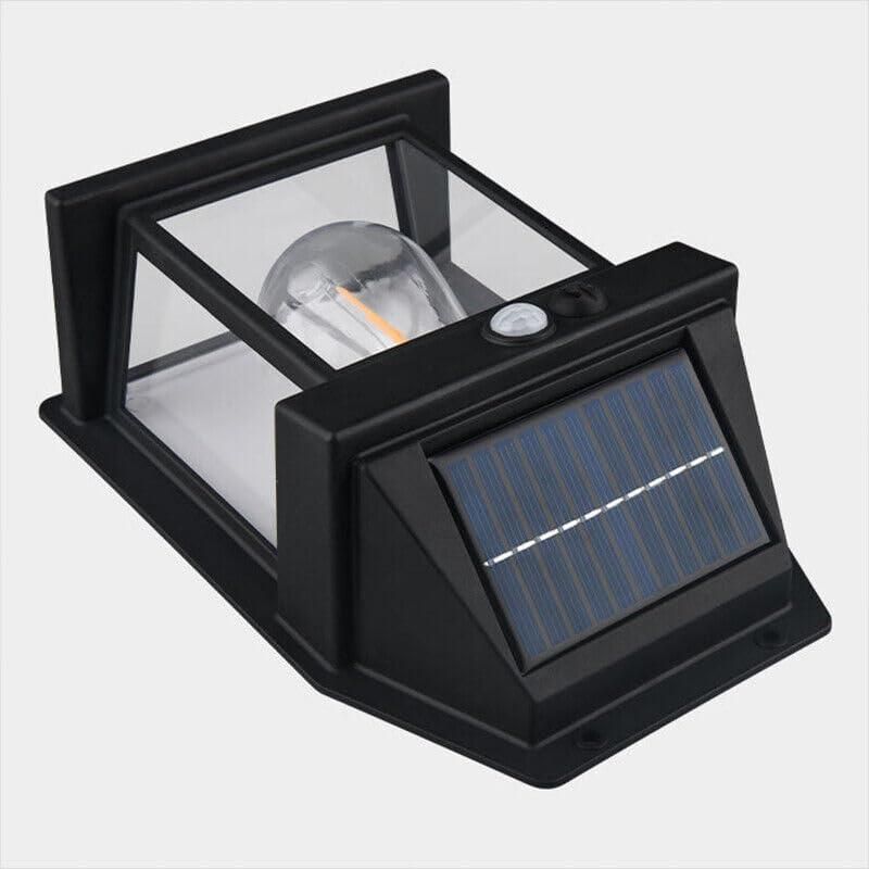 EcoGlow Solar Outdoor Wall Light - Sustainable Wellness Lighting